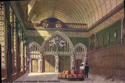 Zamek Pierrefonds – Sala Dziewięciu Przywódców – Oulette