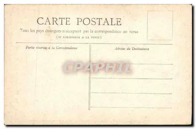CPA Paris L'Arc de Triomphe — Verso