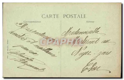 PARIS — Jardim das Tuileries — Editor B.D. n° 4263 — Verso