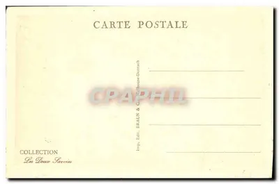 Chamonix — Seilbahn, Haltestelle Plan-Praz und der Aiguille Verte — Verlag Braun & Cie, Sammlung Les Deux Savoies — Rückseite