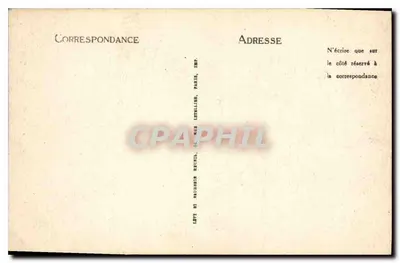 Zamek w Lude — Front północny, zwany frontem Jean Daillou — Imp. Letellier, Paryż — Rewers
