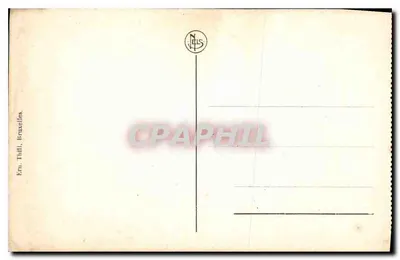 Estátua de Baudouin de Constantinopla — Mons — Edição Thill, Bruxelas — Verso