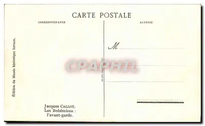 I Boemi: l'avanguardia — Jacques Callot — Edizione del Museo storico lorraino — Verso