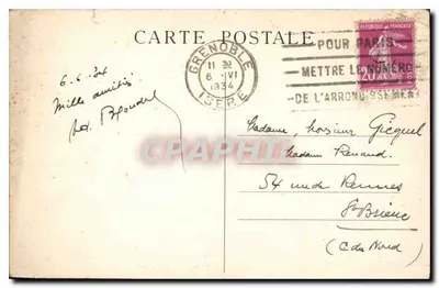 Dauphiné — 0122. Okolice URIAGE — Jezioro Robert — CL.A.V. — Rewers