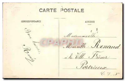 Paryż - Statua Jeanne d'Arc - Plac Pyramid - G.I. 478 — Rewers