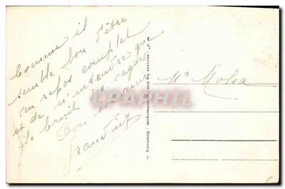 MERS-les-BAINS — Una gran ola — Editor: Gravure des Arts Rhénaniens, Strasbourg, n° 116 — Reverso