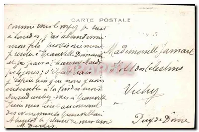 Lourdes — Bazylika i łańcuch Pireneusów — P. D. — Rewers