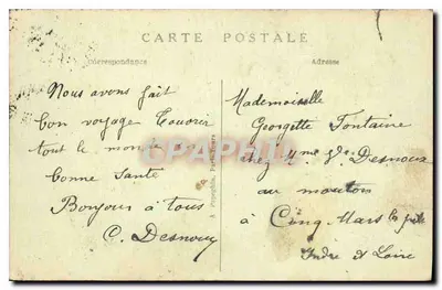 Paris — Colunas da Place de la Nation — A.P. n°355 — Verso