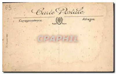 Clermont-Ferrand — Statua Wercingetoryksa — LL. n° 153 — Rewers