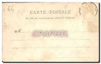 Pau (Castelo) — Berço de Henrique IV — Les Pyrénées Illustrées, n° 66 — Verso