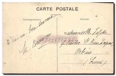 Solesmes - Ancienne Abbaye des Bénédictins — Éditeur : Éd. Malibert, n° 1567 — Verso