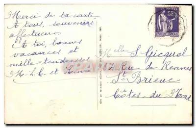 A pagode de Chanteloup — Environs de Amboise — Editor LL — Verso