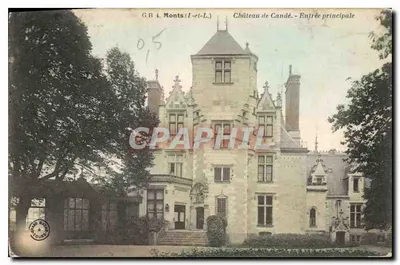 Castelo de Candé - Entrada principal — Monts (Loir-et-Cher) — editor G. B. 4