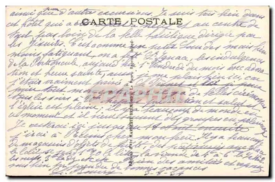La Basilica di San Régis a La Louvesc (Ardèche) — Bella e grandiosa costruzione in granito, armoniosa con l'aspetto solenne del paese — editore MB Le Puy, n° 7051 — Verso