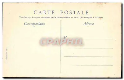 Sully-sur-Loire, di notte — Il Castello — L. Marchand, serie A.1 — Verso