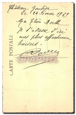 Zamek Gauntier (Mayenne) — Szpital św. Juliana — Wyd. Jacqueline, Drukarnia — Rewers