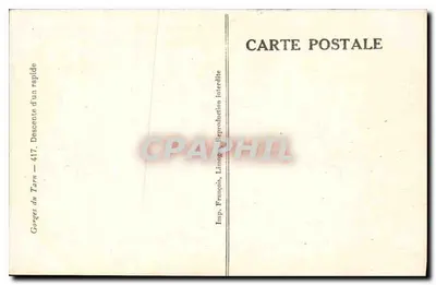 Gory Wandy — Spadanie — Drukarnia François, Limoges — nr 417 — Rewers