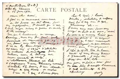 O Mont-Dore — Vista geral — g. d'O. - 1409 — Verso