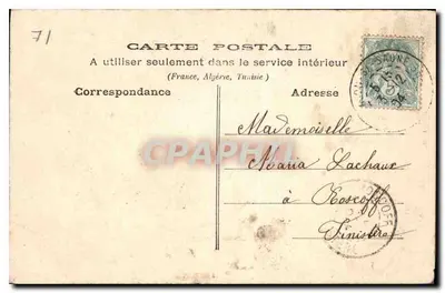 Chalon-sur-Saône — Bacaller rue aux Pèbryges — wydawca: Wydawnictwo Miasta Chalon-sur-Saône, nr 71 — Rewers