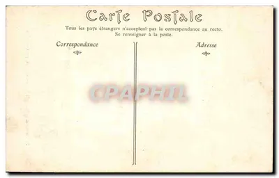 O Panteão — Estátua de Santa Geneviève, por Guillaume — ND Phot — Verso