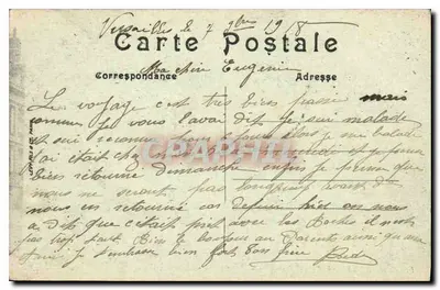 Versailles — Una parte della Corte d'onore — LL — Verso