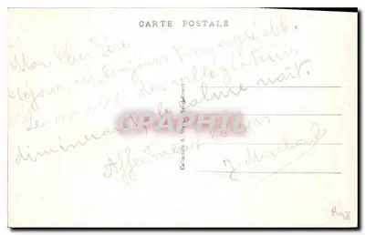 Cap Fréhel — Grotta skalista przy niskiej mierze — A. W. 1926 — Rewers