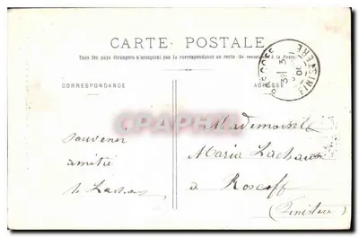 LYON. - 22. Fasada Kościoła Fourvière - P. Martel, Lyon — Rewers