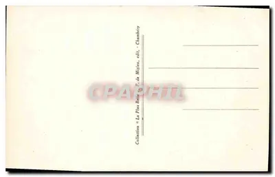 Peisey i lodowce Belle-Côte (3.421 m.) — Piekna Savoja — E. de Mitisieu, wydawca — Rewers