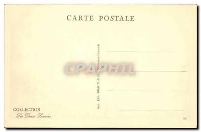 Chamonix — Het Savoy Palace en de Mont Blanc — Collectie Les Deux Savoies — Achterkant