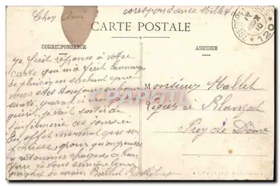 Lunéville - Het Faubourg d'Éianville — Oorlog 1914-1915, Lunéville Photo, P. R., 18, Pl. de l'Église — Achterkant