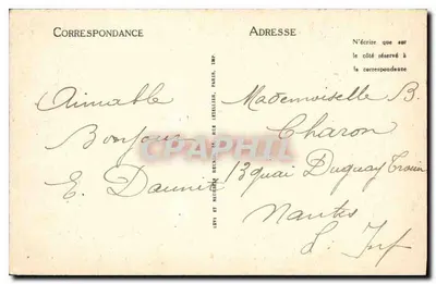 Bordeaux — Pomnik Girondyn (szczegół), autor: Dumilâtre — LL — Rewers