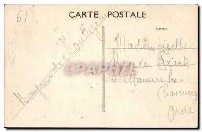La Chapelle-Montligeon (Orne) — Vista panorámica tomada bajo un arcoíris el 6 de marzo de 1912 — editor desconocido, n° 21 — Reverso