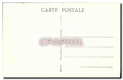 Chambéry — Il Castello dei Duchi di Savoia e la Statua dei Fratelli di Maistré — La Savoie Touristique, n° 256 — Verso