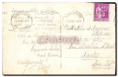 Luchon — Widok ogólny — Centralne Pireneje — Phototype Labouche Toulouse — Rewers