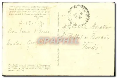 N.-D. de Lorette — Vista della torre — Cie. Imp. Philibert, Lille — Verso