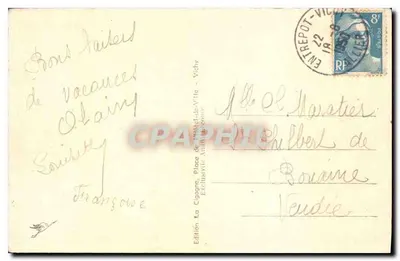 Vichy — Źródło Célestynów — La Cigogne, n°384 — Rewers