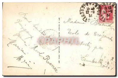 Guingamp — De Kerk van Onze Lieve Vrouw van Bon-Secours (Westelijke Gevel) — L.I. n°21 — Achterkant