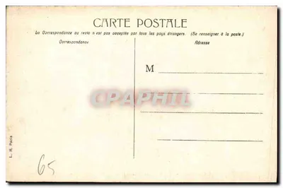 Lourdes - Overzicht — L. M. Paris, n° 7132 — Achterkant