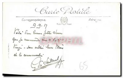 Lourdes — Poczta Brancardières — LL. — Rewers