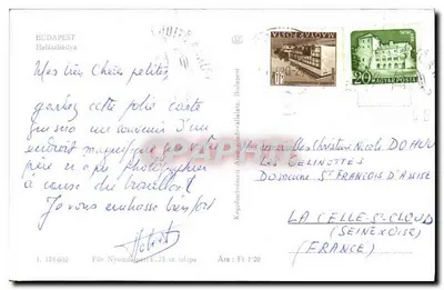 Budapeszt — Halászbástya — wydawca Főv. Nyomdai Par. IV. 23. sz. telepe — Rewers