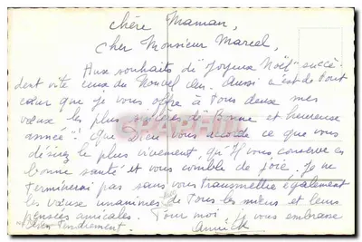Zasnieżone koła — Szczęśliwy Nowy Rok — wydawca nieznany, numer seryjny nie widoczny — Rewers