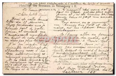 Strasbourg — Katedra, strona południowa — wydawca: KUNSTVERLAG HARTMANN STRASBOURG, n°8 — Rewers