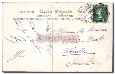 Tendre Aweu — Salão de 1909 — por Hippolyte Moreau — ND Fot. — Verso