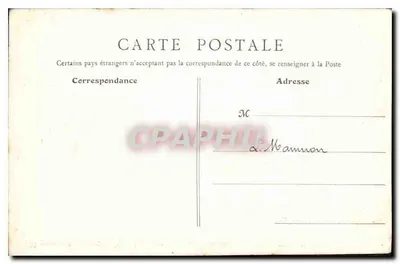 Abbeville. Park Starej Fabryki Tapis (XVII wiek) — B. F., Paryż, nr 53 — Rewers