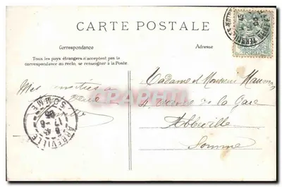 Versajles — Park Petit Trianon — Pawiłon Francuski — C.L.C. n°204 — Rewers