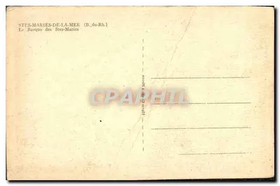 Stes-Maries-de-la-Mer — A Barca das Santas-Máries — Editor C. Macon — Verso