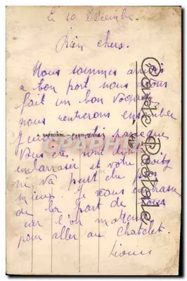 Statua Republiki — Plac Republiki — A.F. (wydawca) — Rewers