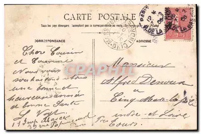 Famiglia — ritratto studio — Parigi, 1908 — Verso