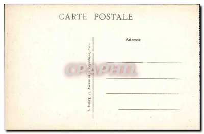 La Chapelle - A Sacristia — Paris — F. Fleury, Paris — Verso