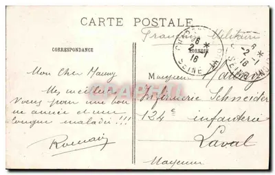 Bois de Vincennes — Le Temple Grec — E.M. n°44 — Achterkant